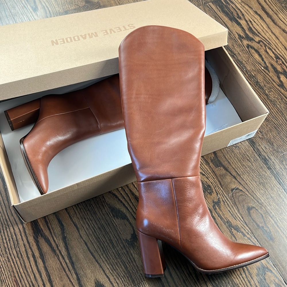 Steve Madden Cognac Boots